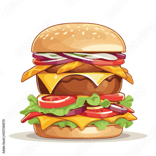 fastfood, fast, snack, meal, food, lunch, burger, dinner, background, delicious, meat, american, menu, unhealthy, restaurant, isolated, cheeseburger, junk, set, hamburger, fat, sandwich, tasty, eat, c