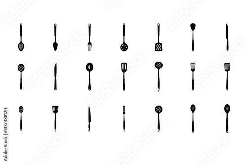 KITCHEN UTENSILS SVG BUNDLE
