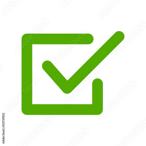 green checklist bullet point