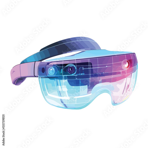 Immersive Virtual Reality Experience with HoloLens Glasses