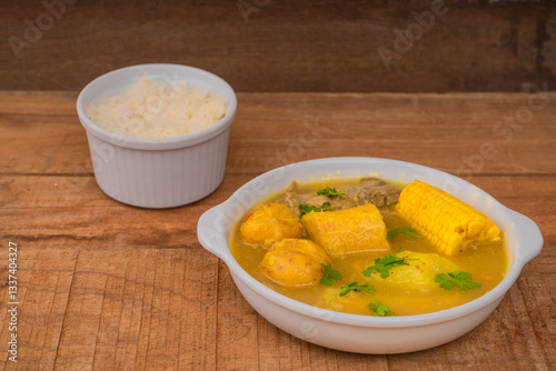Traditional Colombian sancocho - Gastronomy of Colombia photo