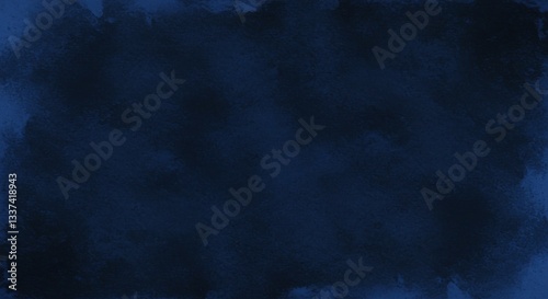 A textured dark blue watercolor paint background with a grunge feel, suitable for banners and artistic projects.