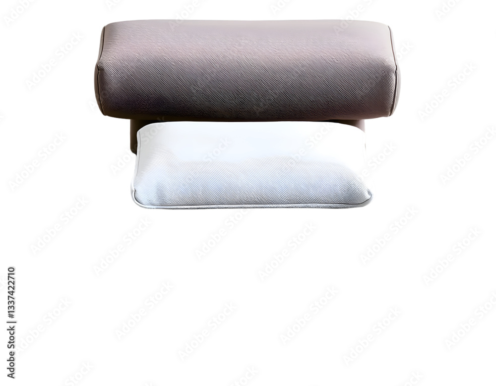 Fototapeta premium White and gray pillows for comfort and design