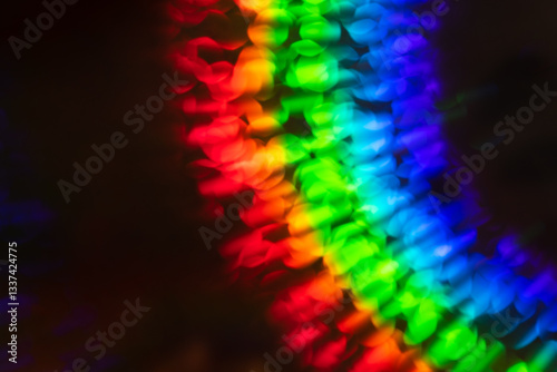 sparkling shiny paper bokeh rainbow glitter prism effect sequins wallpaper backdrop background colorful red green blue sunshine glimmer shine girly spangle dots shimmer shimmering glisten yellow