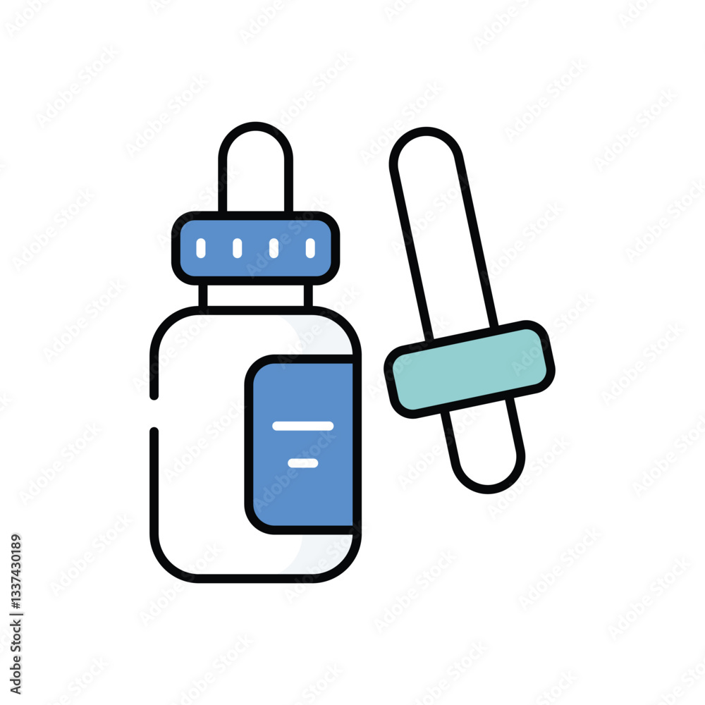 Essential Oil vector icon stock illustration Essential Oil vector icon stock illustration