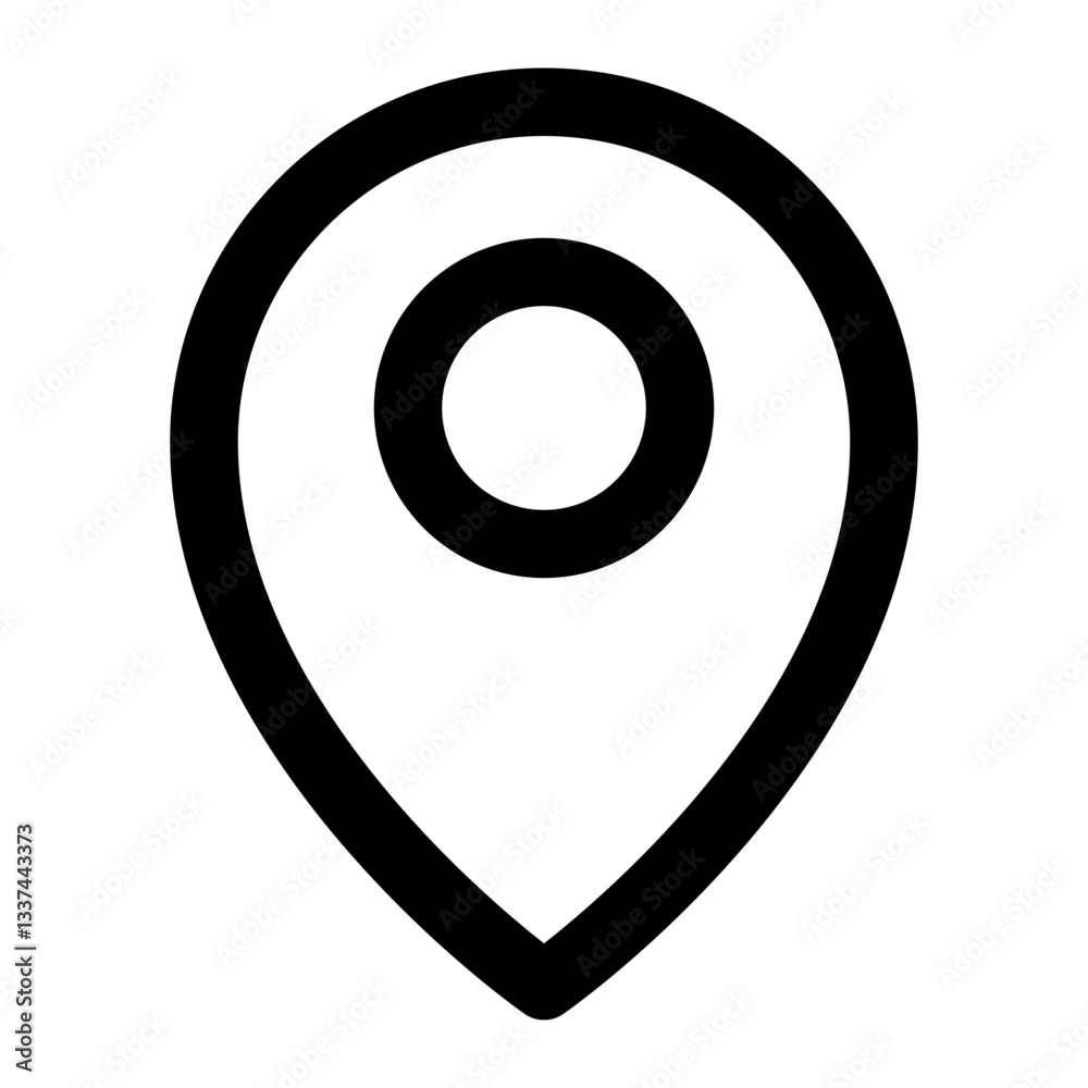 pin icon for illustration