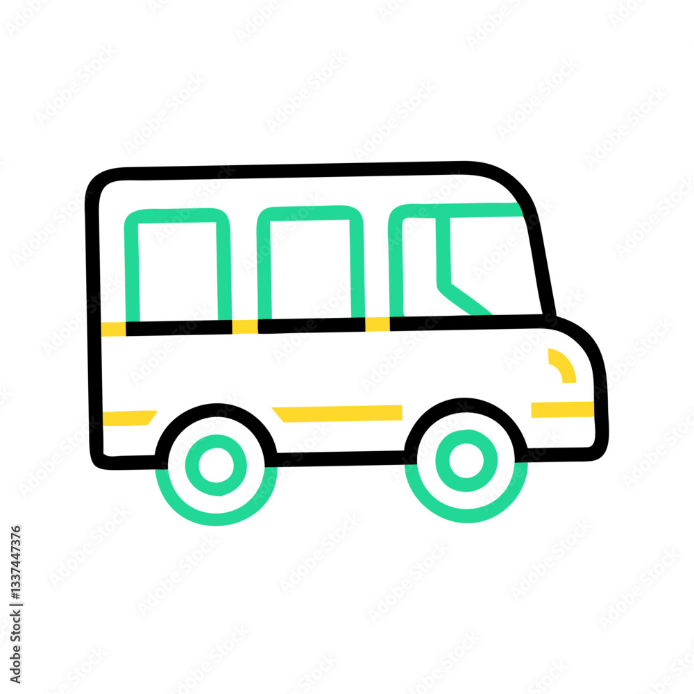 Eco-friendly public transport bus design concept Eco-friendly public transport bus design concept