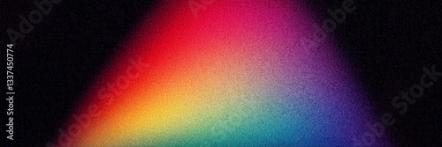 Vibrant abstract grainy color gradient background, glowing abstract wave,  noise texture backdrop