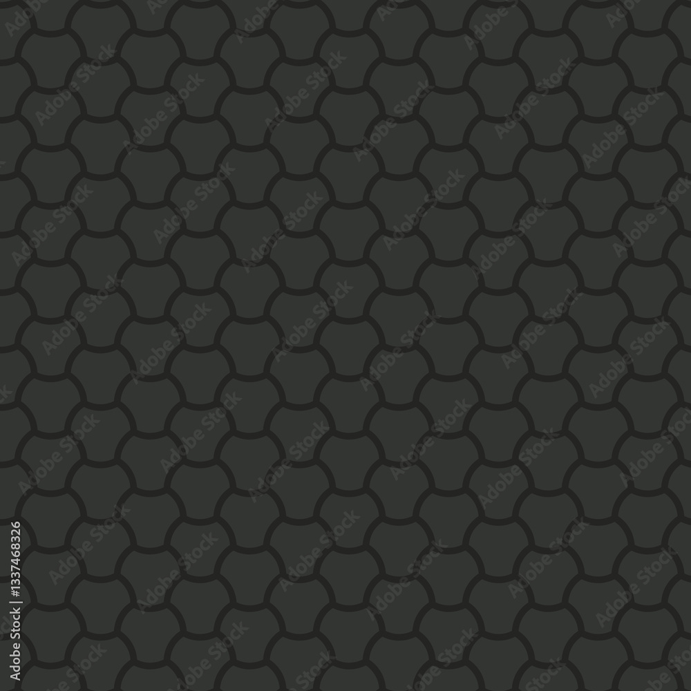 Dark hexagonal pattern with a subtle texture on a muted background Dark hexagonal pattern with a subtle texture on a muted background