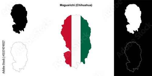 Maguarichi outline map