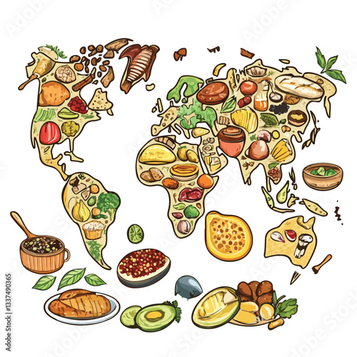 Delicious Food from Various Countries Around the World