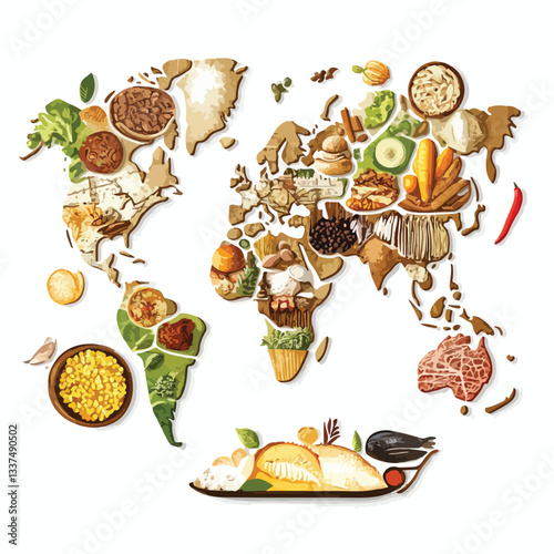 Delicious Food from Various Countries Around the World