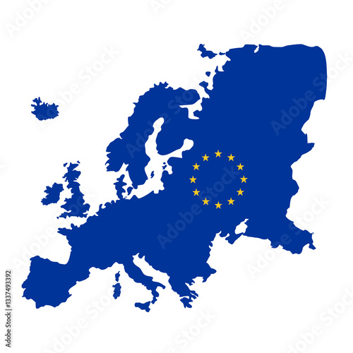 Fototapeta Naklejka Na Ścianę i Meble -  map of european union