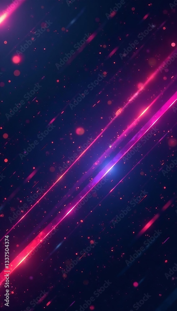 Abstract digital background with glowing lines and geometric shapes, technology, digital