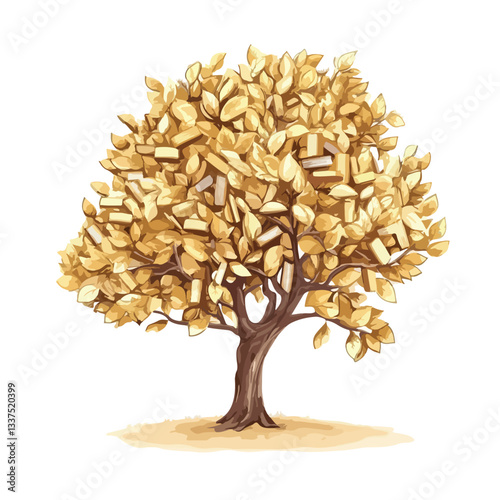 Celebrating International Literacy Day with Tree Illustration