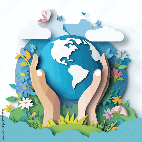 International Peace Day Hands Concept