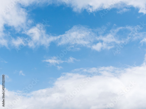 春の変わり易い天気 　青空と雲22