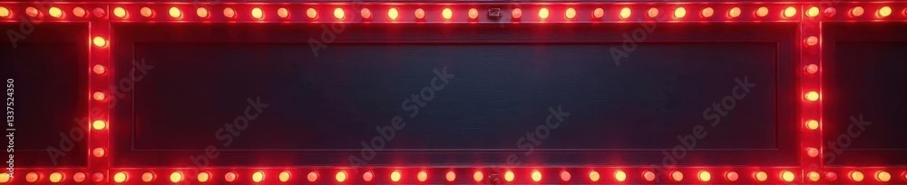 Empty retro marquee light frame, glowing bulbs , empty, party, old Empty retro marquee light frame, glowing bulbs , empty, party, old