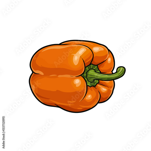 red bell pepper and slices