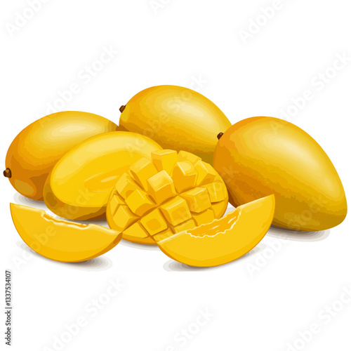 ripe mango fruit