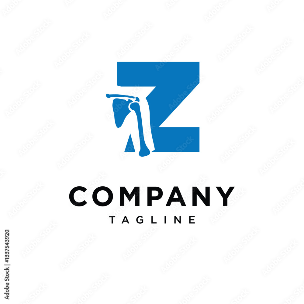 Letter Z Shoulder Surgery Logo Icon Vector Letter Z Shoulder Surgery Logo Icon Vector