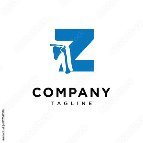 Letter Z Shoulder Surgery Logo Icon Vector