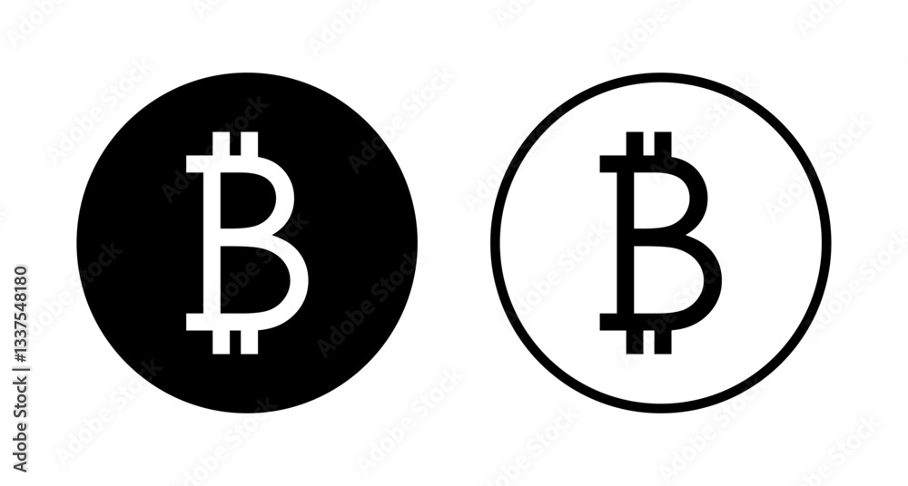 Bitcoin icon logo design. bitcoin sign and symbol. payment symbol. cryptocurrency logo Bitcoin icon logo design. bitcoin sign and symbol. payment symbol. cryptocurrency logo