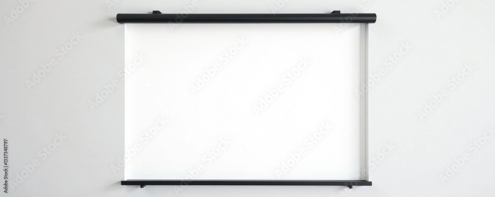 Sharp black frame against bright white, perfect for mockups, white background, art, product