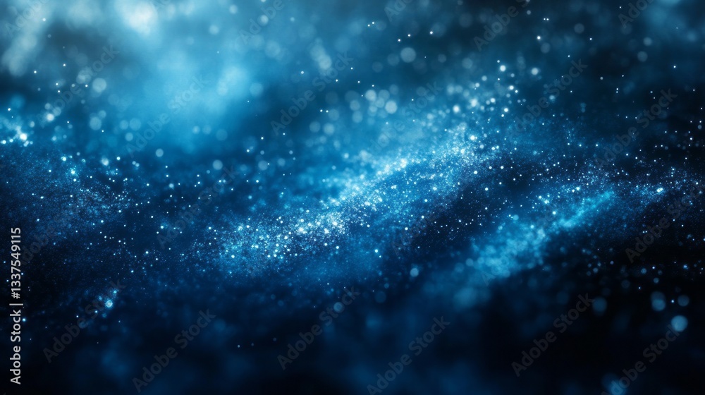 Naklejka premium Abstract blue background with smooth gradient texture and soft light effects, featuring a modern minimalist design with subtle waves and fluid motion for digital wallpapers, web design, and elegant gr