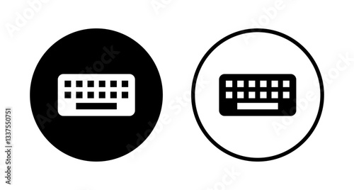 Keyboard icon logo design. keyboard sign and symbol