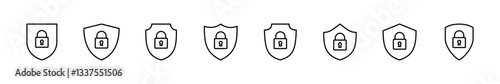 Security icon set. protection icon. privacy. vpn