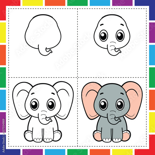 Easy Drawing for Kids Color and Create Anything You Imagine, Step by Step Drawing and Coloring Fun Everything Kids Love, How to Draw Anything A Simple Coloring Guide for Kids