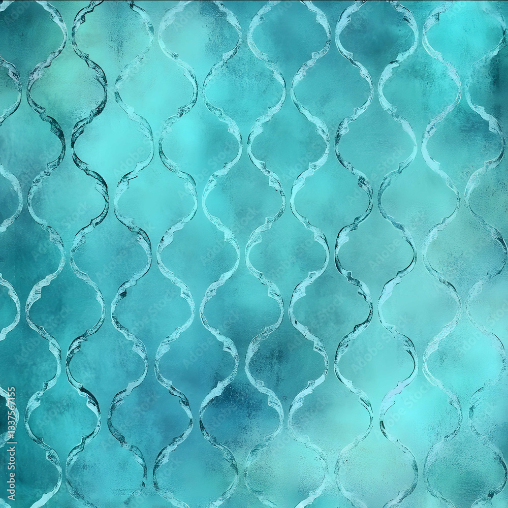Fototapeta premium turcoise texture background texture with soft hijazi patterns reallyy discrete simple