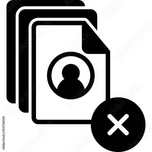 Rejection Vote  glyph icon