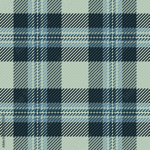 Subtle teal and gray plaid pattern. Elegant woven texture ideal for textile design, apparel, fashion, and website backgrounds.  Evokes feelings of calmness and sophistication.