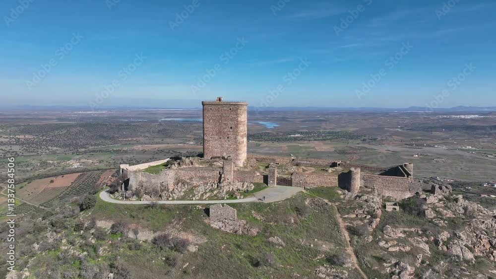 Feria Castle, Spain: Breathtaking Medieval Aerial Tour