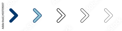 Arrow icon vector isolated on white background. Arrow symbol. Arrow vector icon