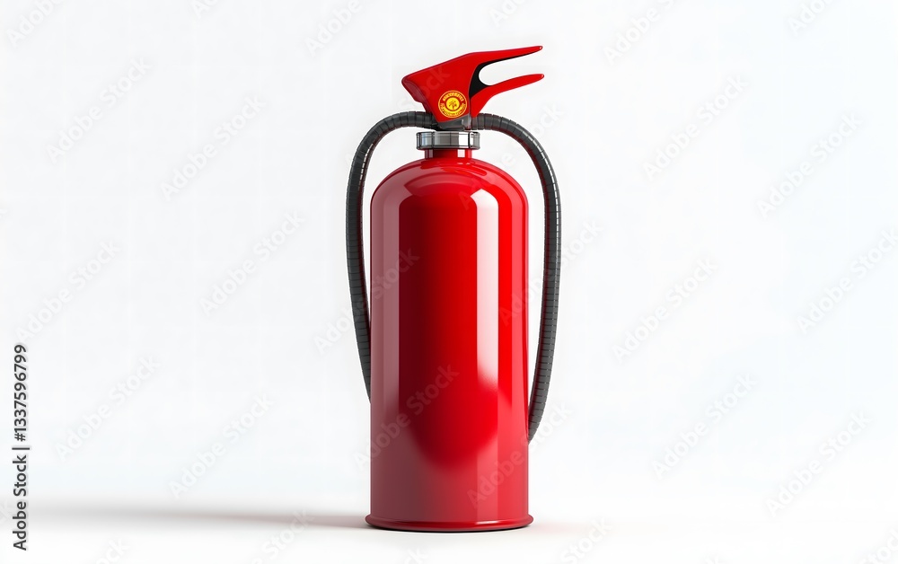 Obraz premium Red Fire Extinguisher