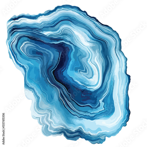 Elegant Swirls of Marble and Ripples of Agate Liquid Design