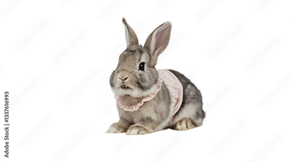Obraz premium High-Resolution Bunny Image on Transparent Background