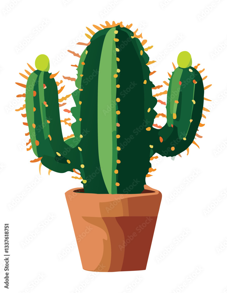 Naklejka premium Cactus Illustration