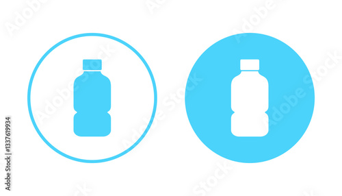 Bottle icon vector. bottle sign and symbol