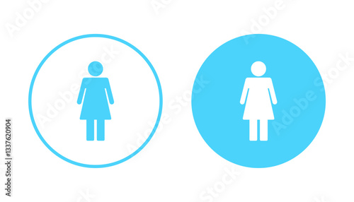 Female icon vector. woman sign and symbol