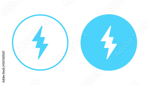 Lightning icon vector. electric sign and symbol. power icon. energy sign