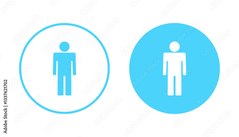Man icon vector. male sign and symbol. human symbol Man icon vector. male sign and symbol. human symbol