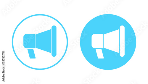 Megaphone icon vector. Loudspeaker sign and symbol