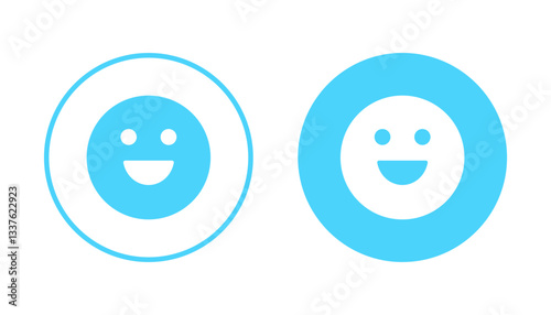 Smile icon vector. smile emoticon icon. feedback sign and symbol