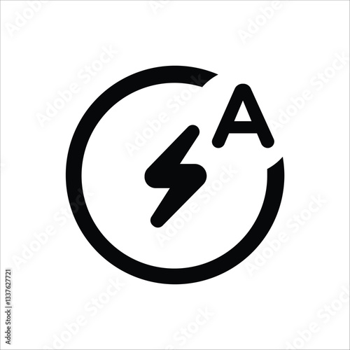 An icon representing a flash of light, often used for camera flash or quick actions.