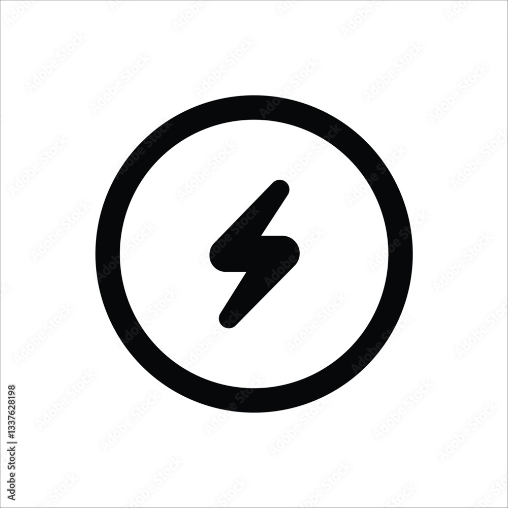 An icon representing a lightning bolt, often used to symbolize power, energy, or speed. An icon representing a lightning bolt, often used to symbolize power, energy, or speed.