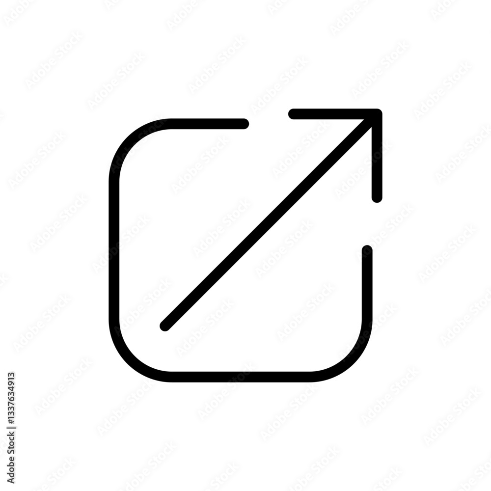 External link icon vector illustration. link sign and symbol. hyperlink symbol External link icon vector illustration. link sign and symbol. hyperlink symbol